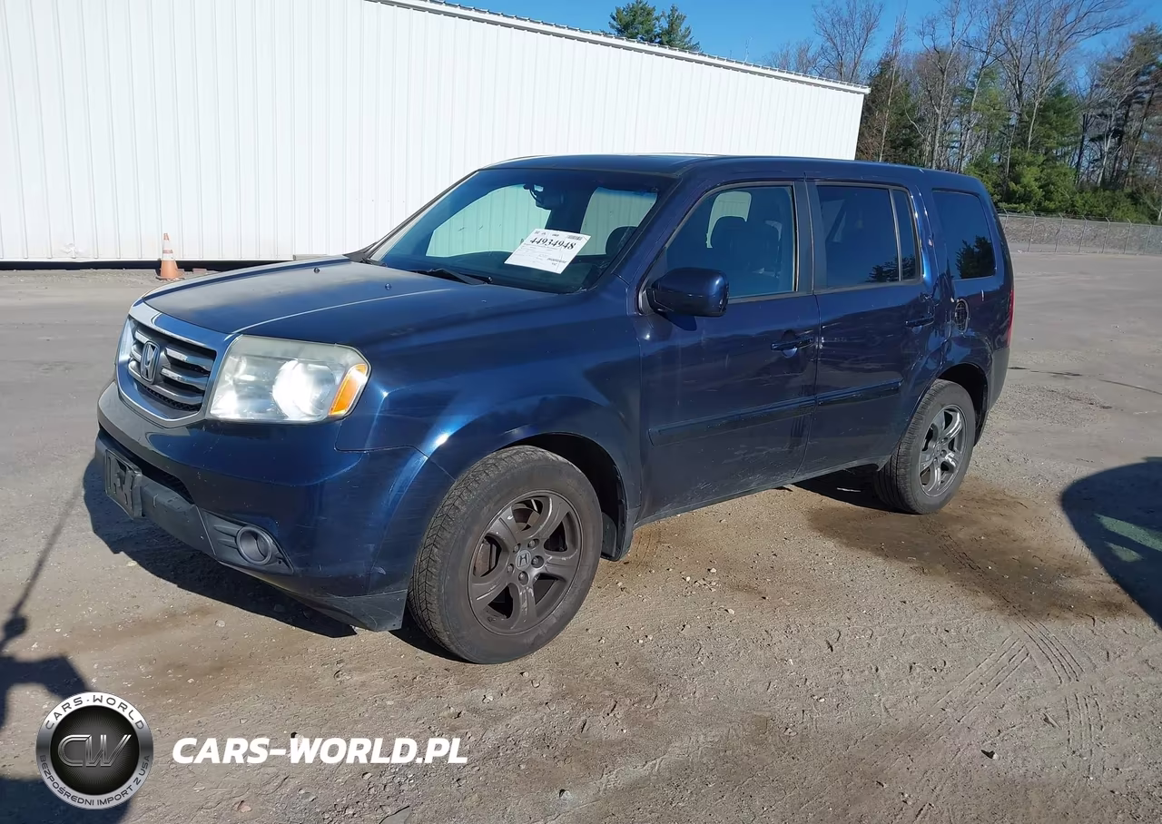 2013 Honda Pilot Ex-L VIN:5FNYF4H51DB027918 - 2