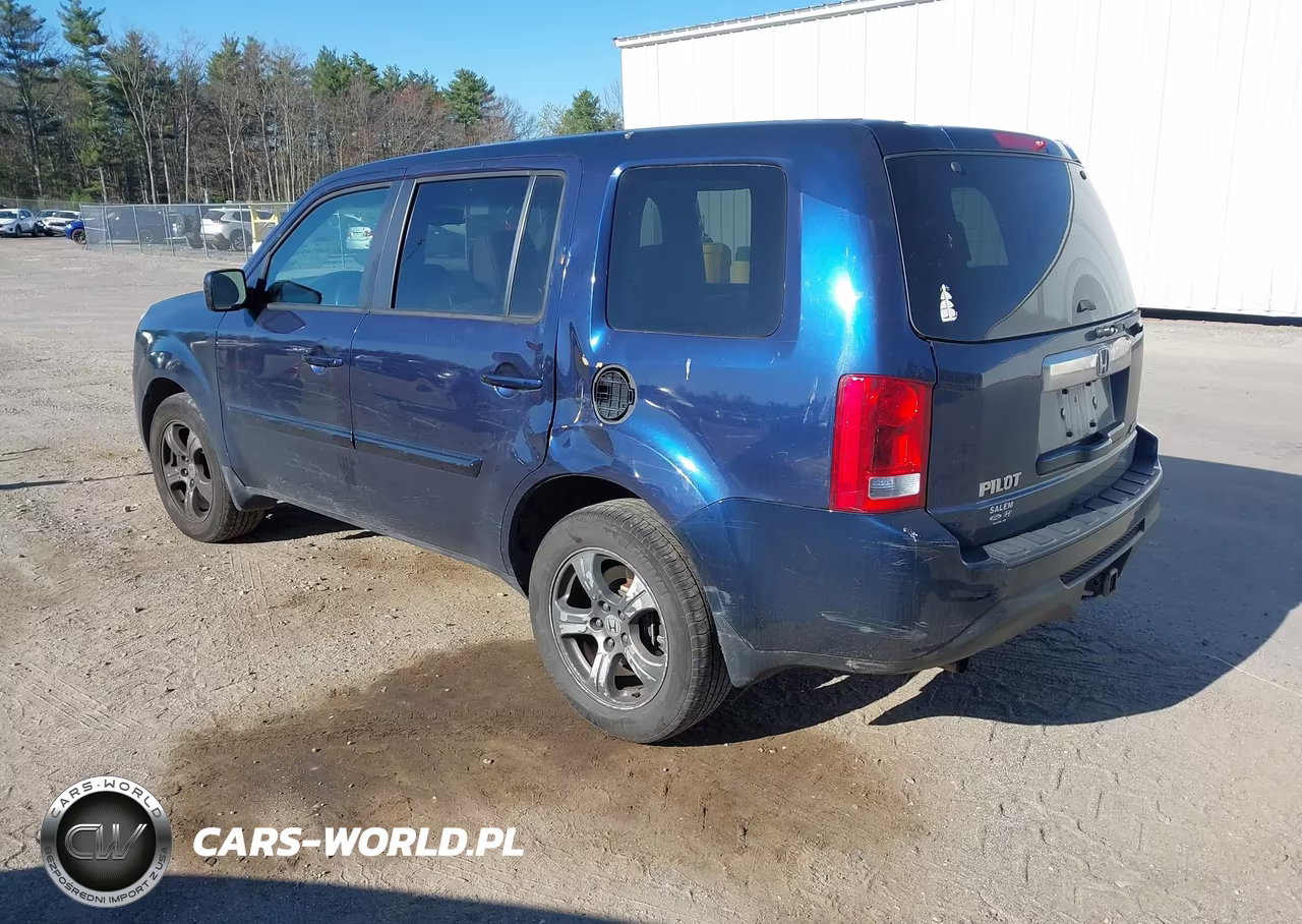 2013 Honda Pilot Ex-L VIN:5FNYF4H51DB027918 - 3