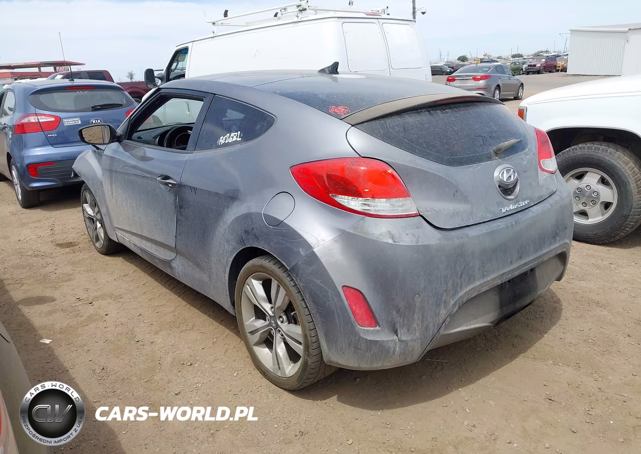 2013 Hyundai Veloster Base W-Black VIN:KMHTC6AD7DU157060 - 3