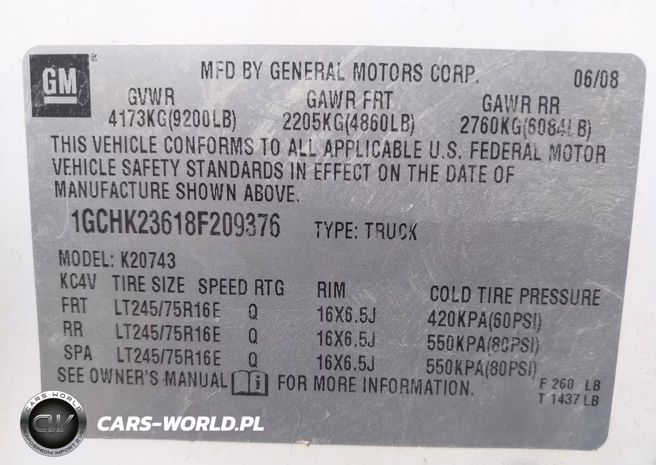 2008 Chevrolet Silverado 2500Hd Lt1 VIN:1GCHK23618F209376 - 9