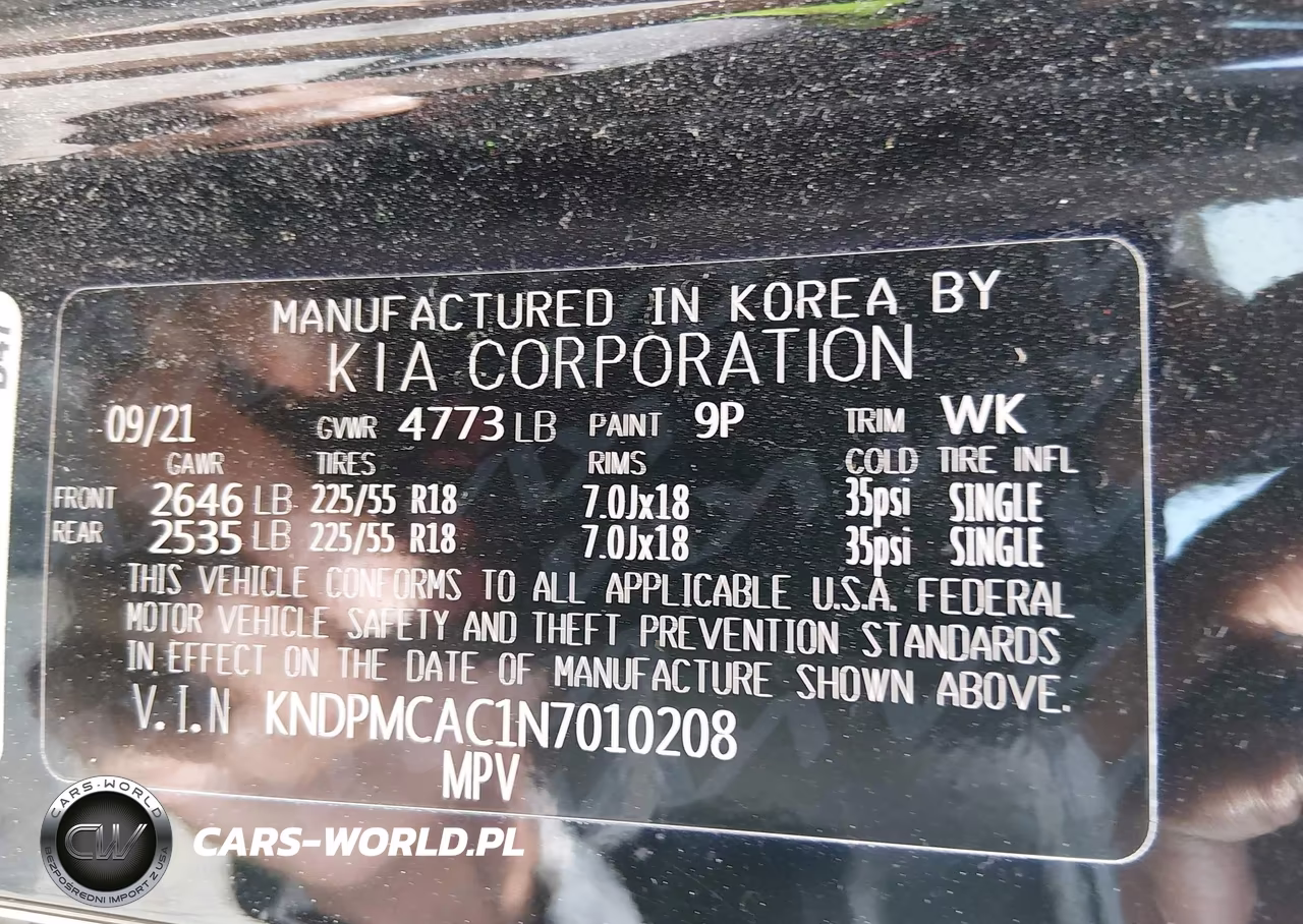 2022 Kia Sportage Lx VIN:KNDPMCAC1N7010208 - 9