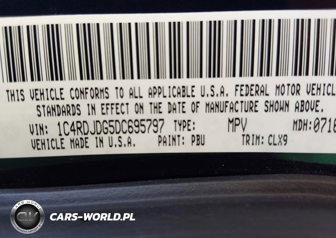 2013 Dodge Durango Crew VIN:1C4RDJDG5DC695797 - 9
