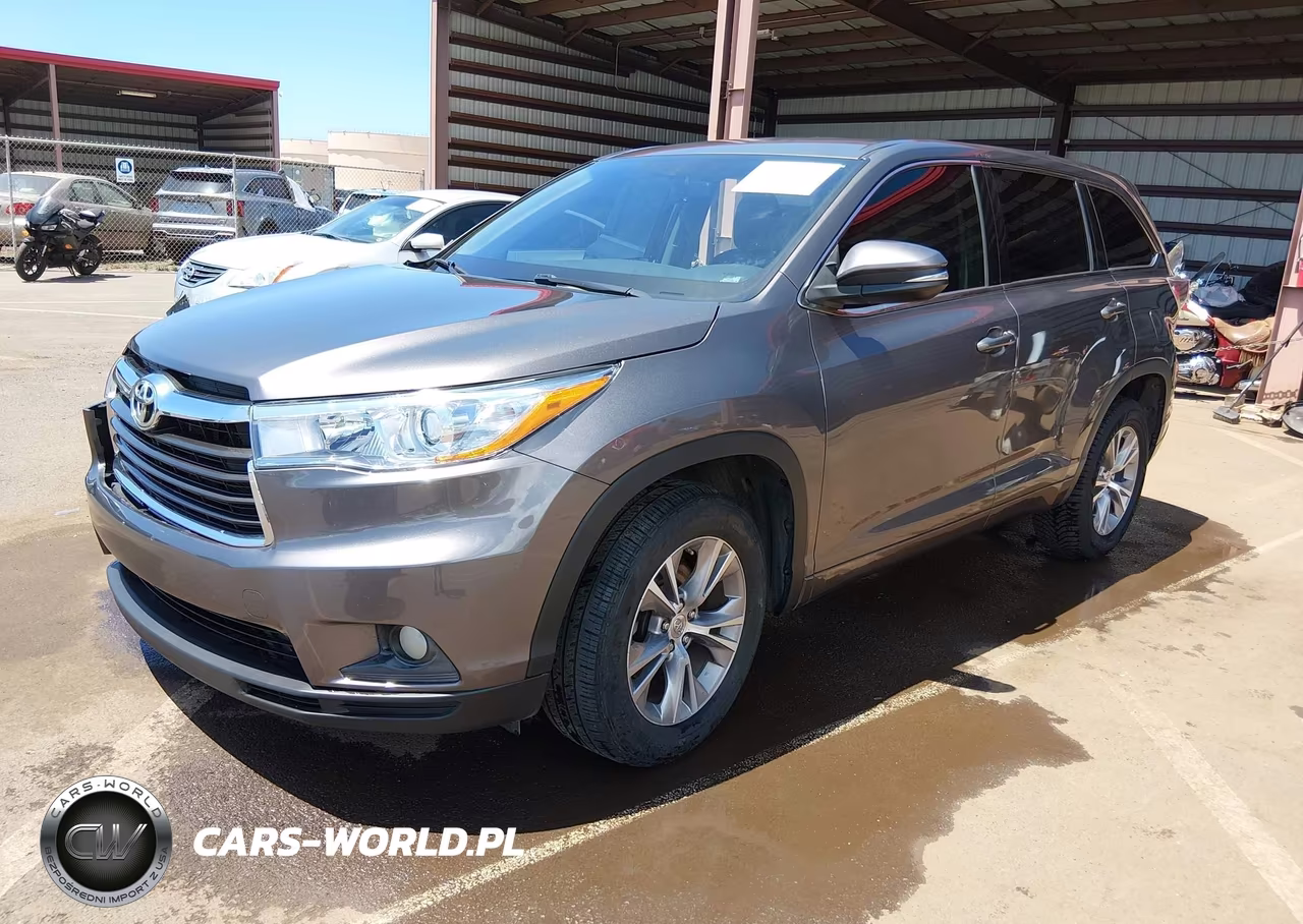2015 Toyota Highlander VIN:5TDZKRFH3FS072707 - 2