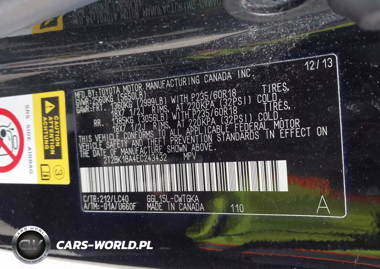 2014 Lexus Rx 350 VIN:2T2BK1BA4EC243432 - 9
