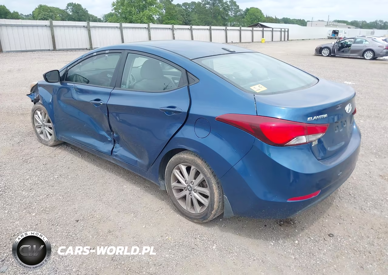 2015 Hyundai Elantra Se VIN:KMHDH4AE9FU303917 - 3