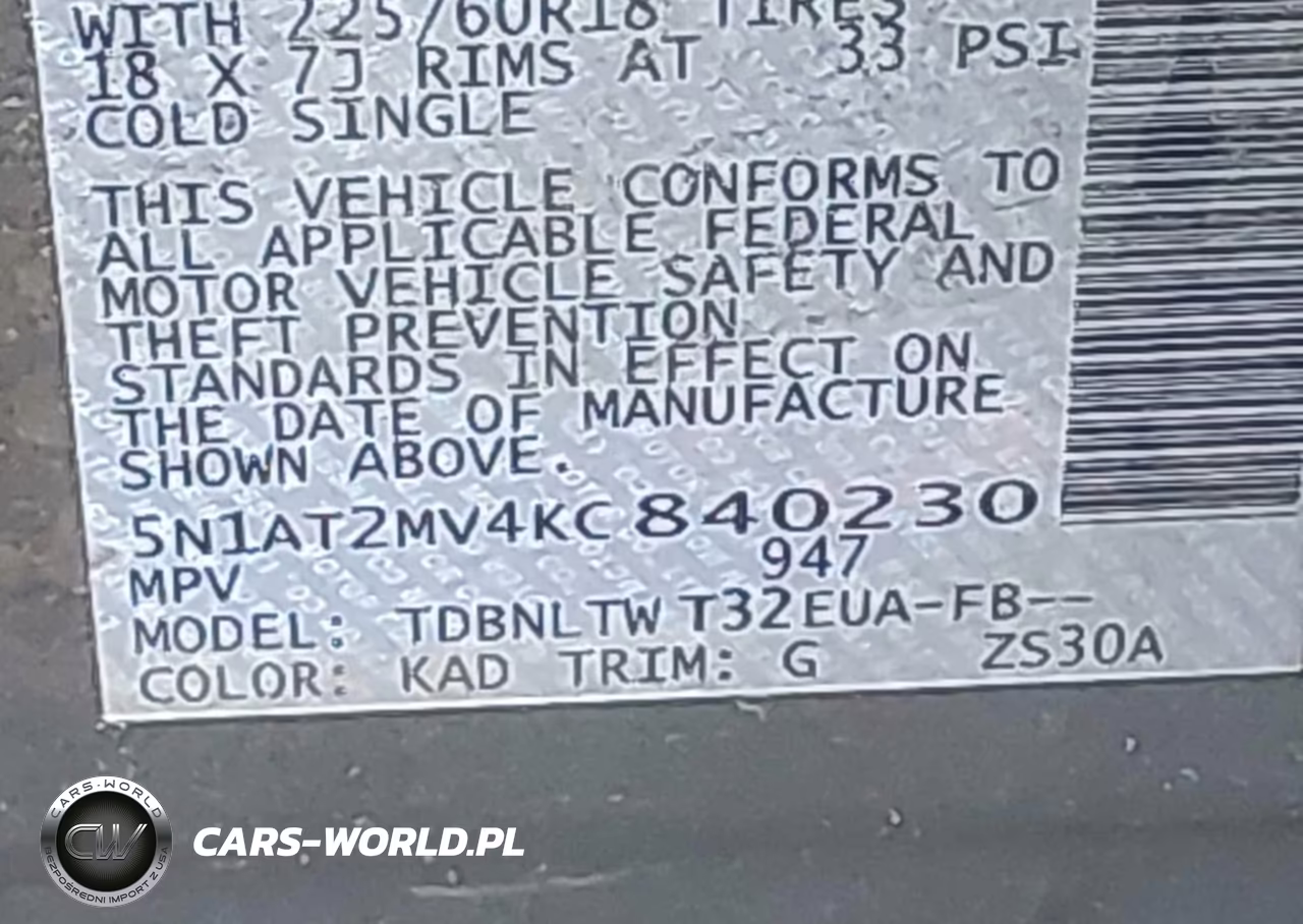 2019 Nissan Rogue Sv VIN:5N1AT2MV4KC840230 - 9