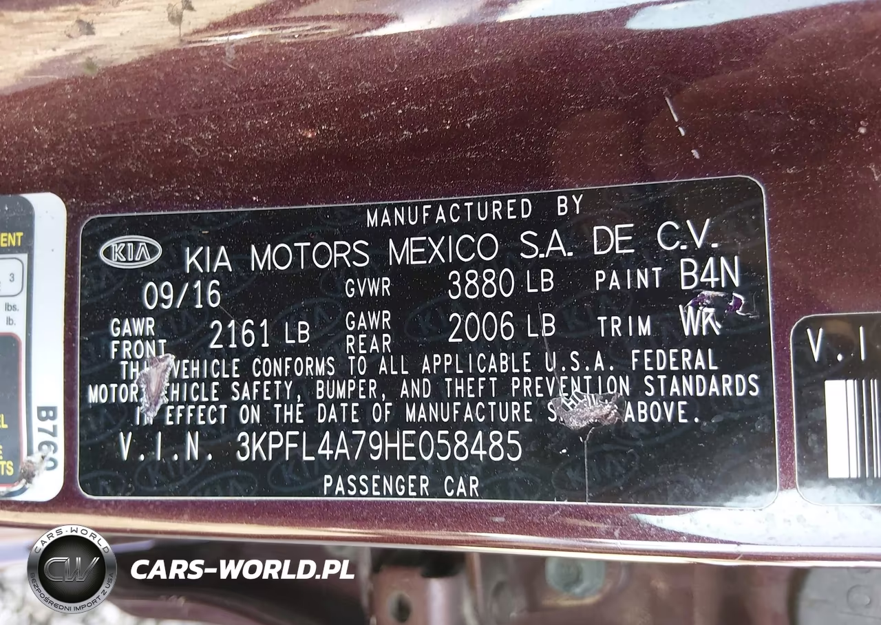2017 Kia Forte Lx VIN:3KPFL4A79HE058485 - 9