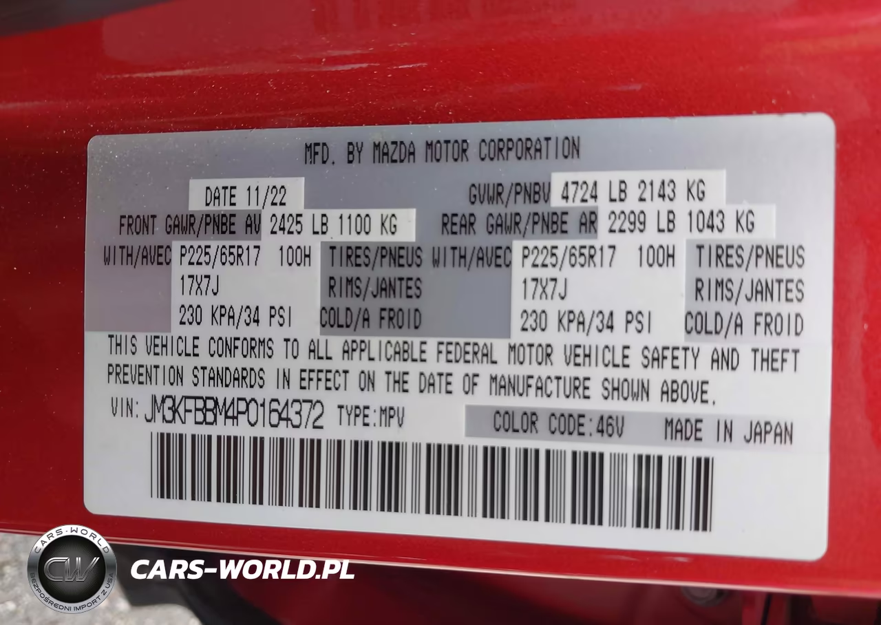 2023 Mazda Cx-5 2.5 S Select VIN:JM3KFBBM4P0164372 - 9