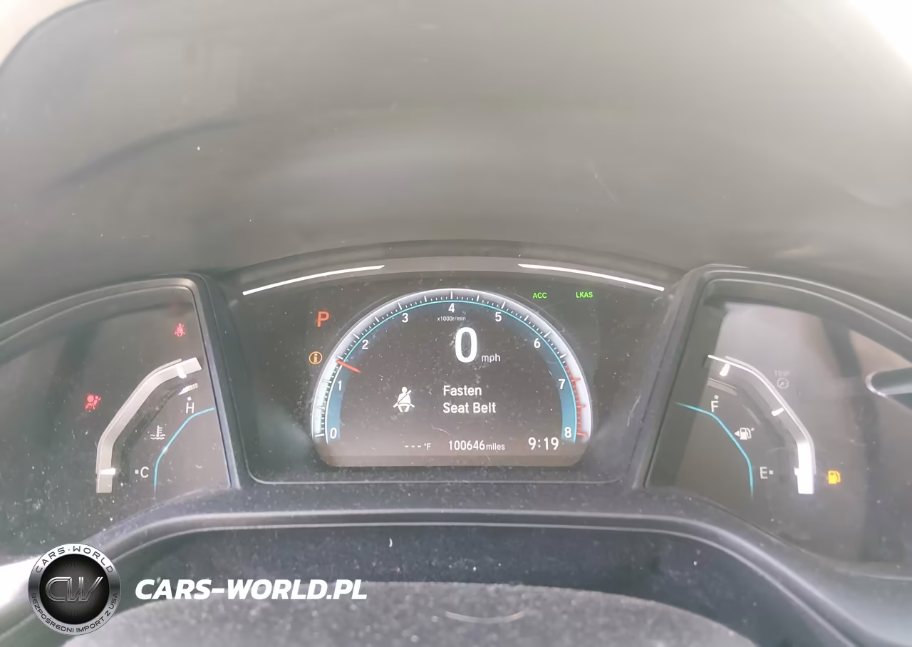 2019 Honda Civic Lx VIN:2HGFC2F69KH593320 - 7