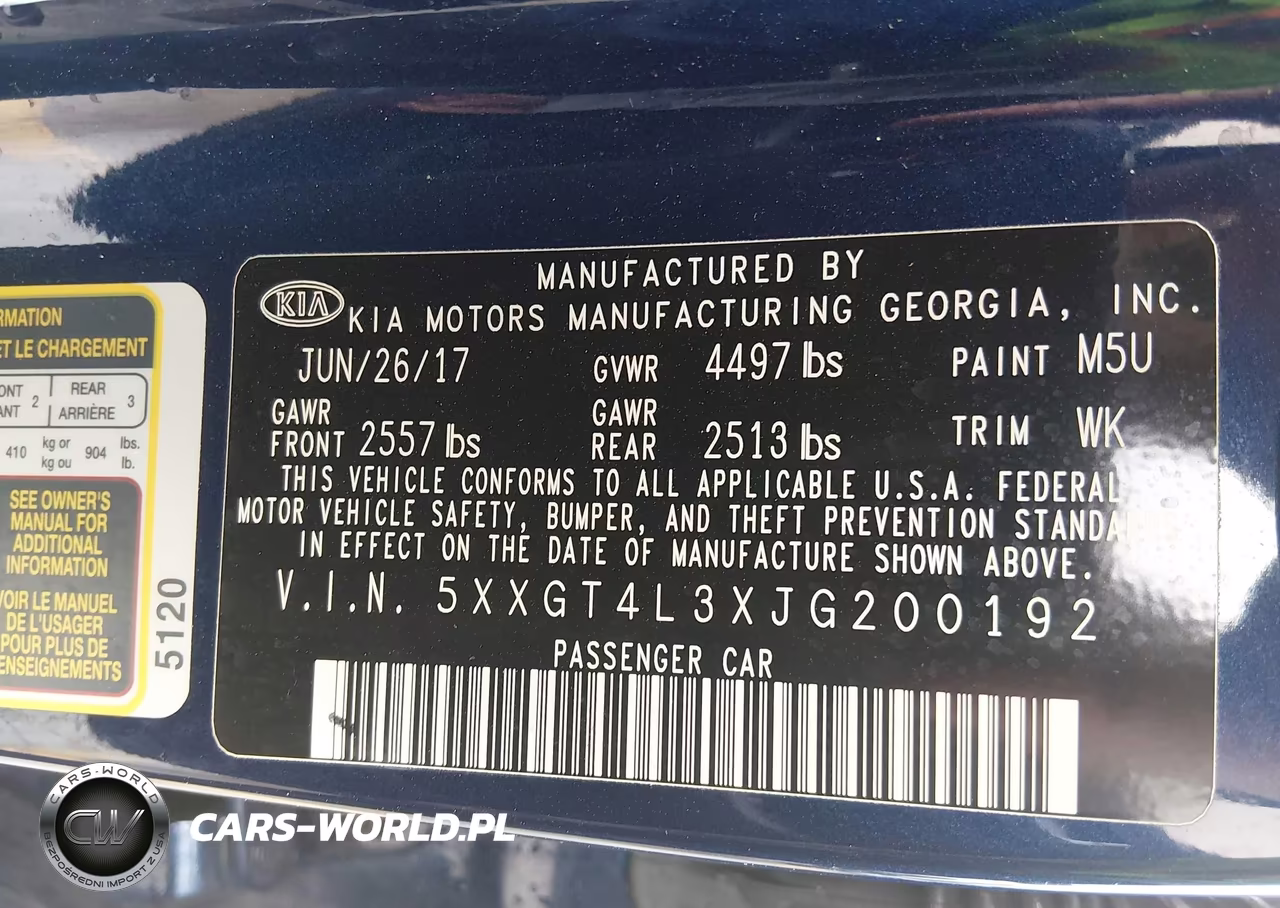 2018 Kia Optima Lx VIN:5XXGT4L3XJG200192 - 9