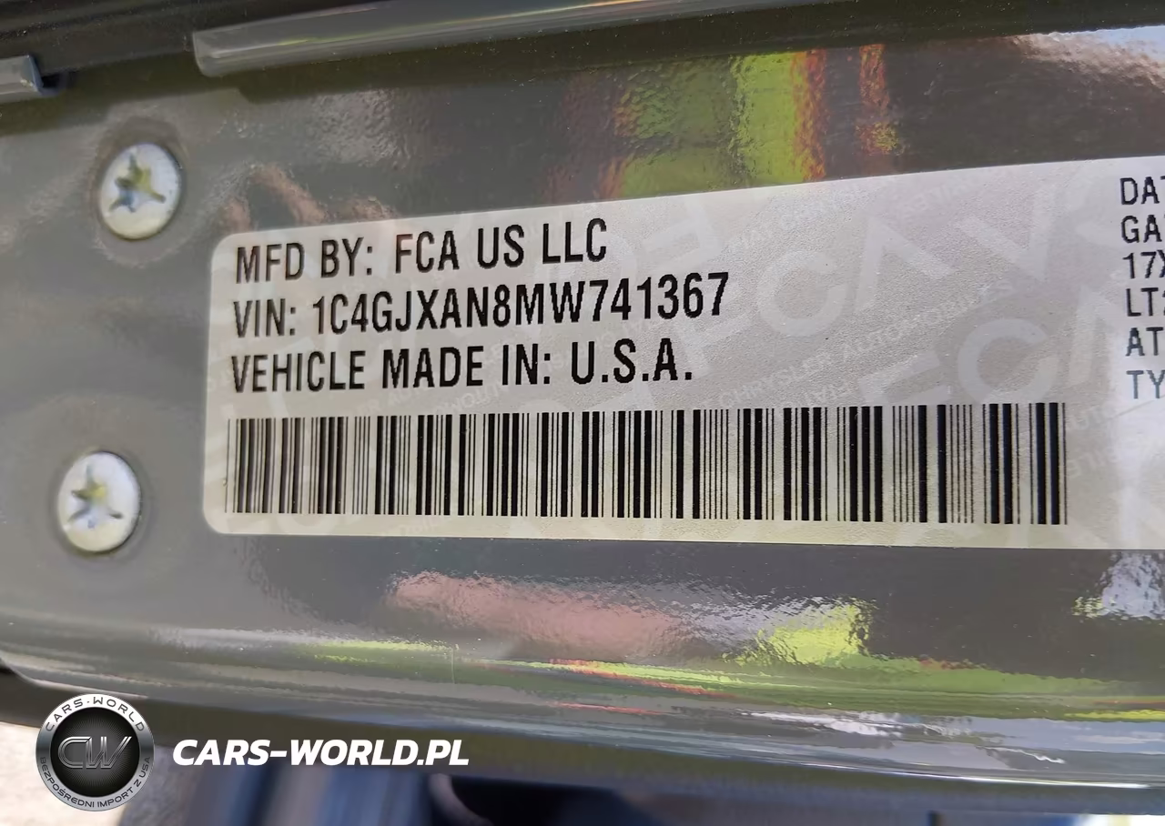 2021 Jeep Wrangler Willys 4X4 VIN:1C4GJXAN8MW741367 - 9