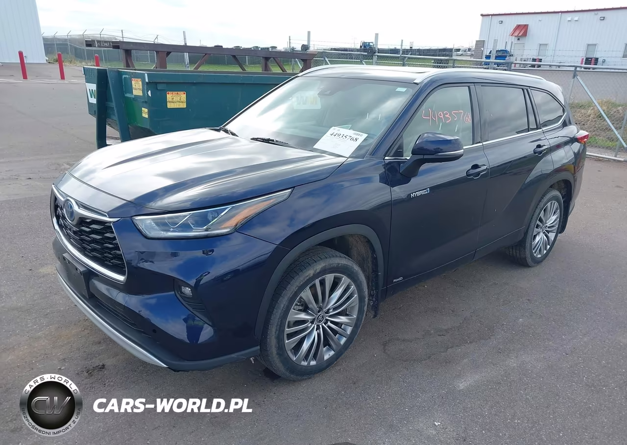 2021 Toyota Highlander Hybrid Platinum VIN:5TDEBRCH1MS029628 - 2