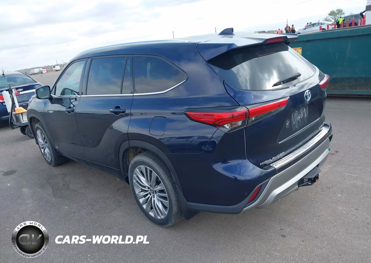 2021 Toyota Highlander Hybrid Platinum VIN:5TDEBRCH1MS029628 - 3