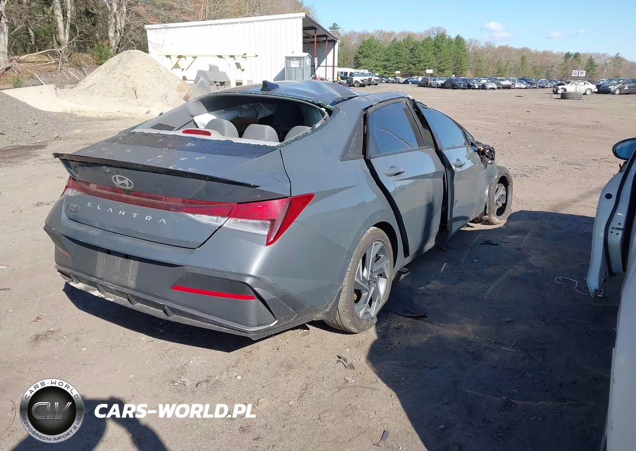 2025 Hyundai Elantra Sel Sport VIN:KMHLM4DG1SU091142 - 4