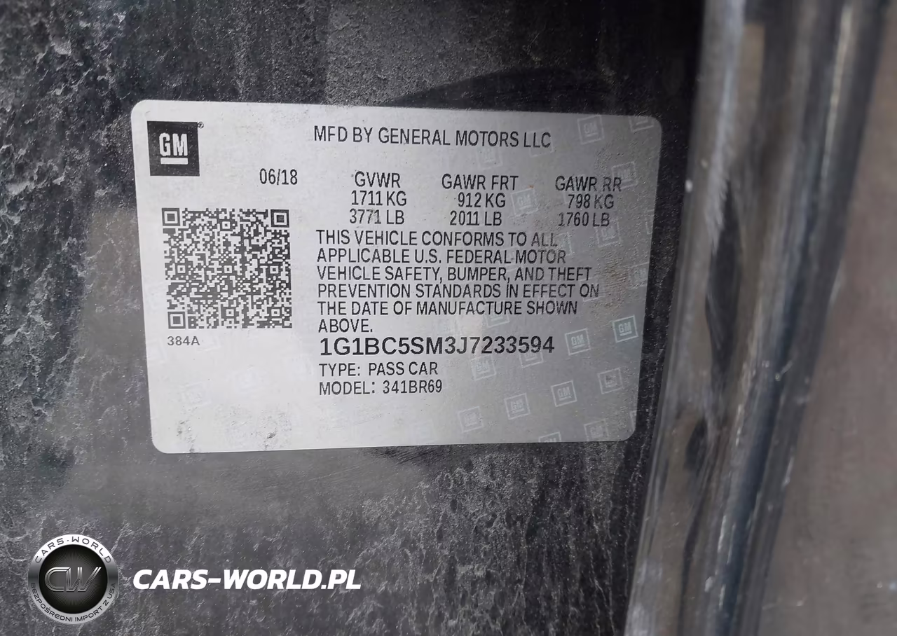2018 Chevrolet Cruze Ls Auto VIN:1G1BC5SM3J7233594 - 9