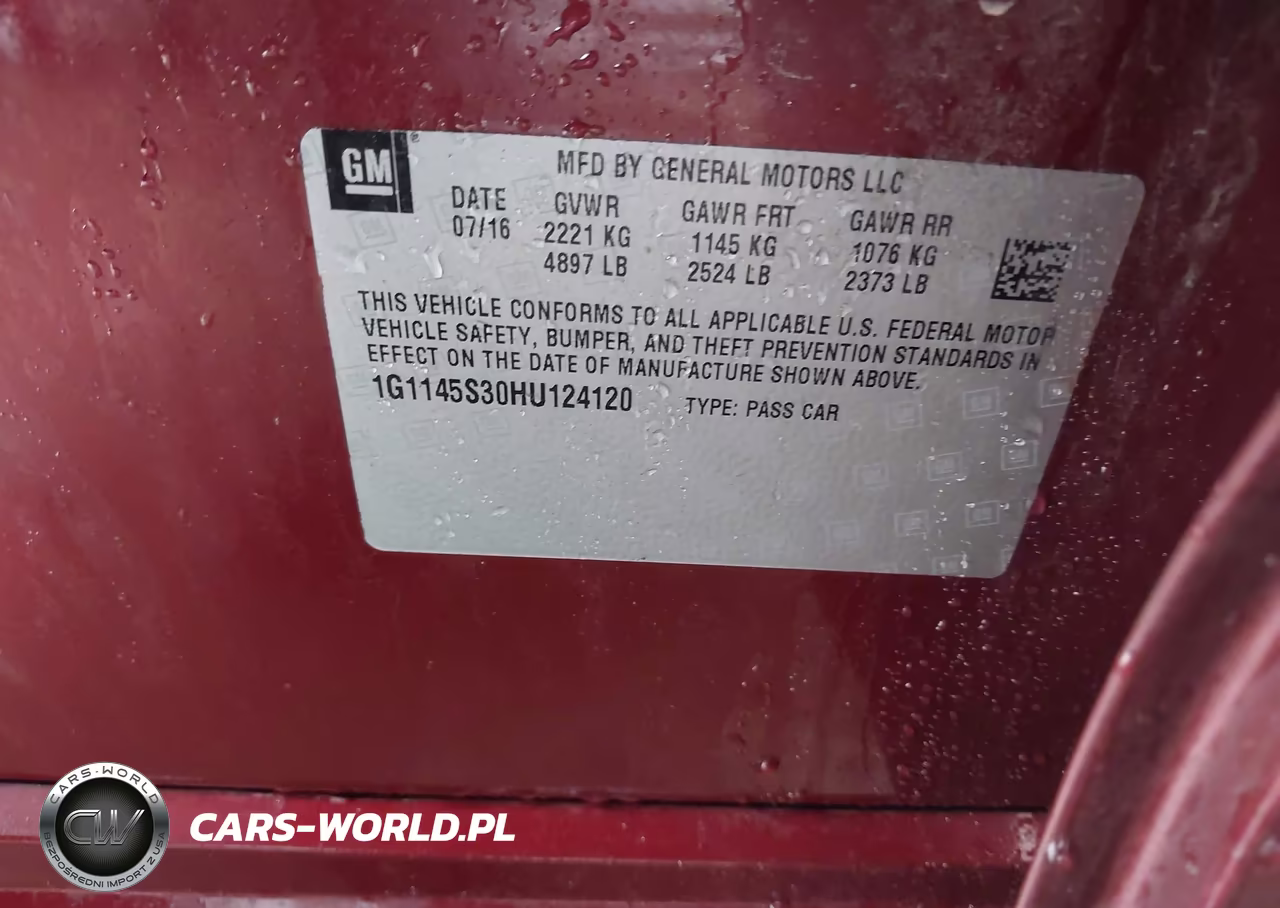 2017 Chevrolet Impala 2Lz VIN:1G1145S30HU124120 - 9