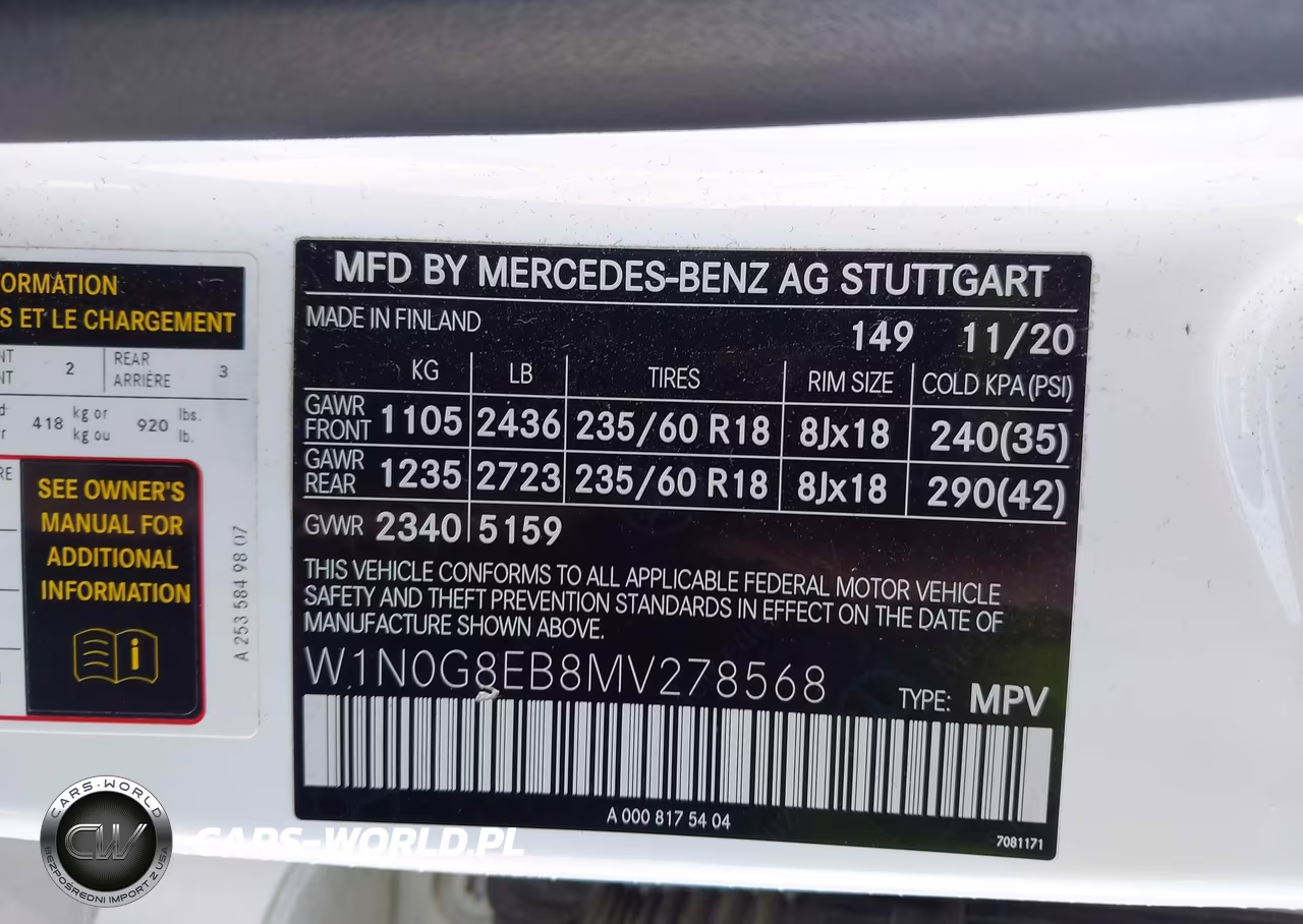 2021 Mercedes-Benz Glc 300 4Matic Suv VIN:W1N0G8EB8MV278568 - 9