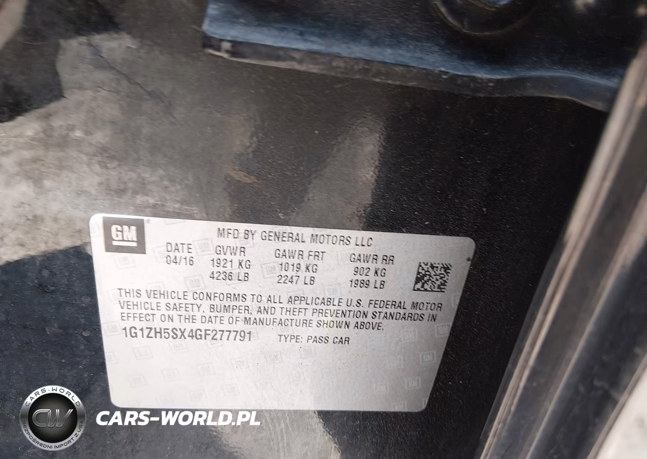 2016 Chevrolet Malibu Premier VIN:1G1ZH5SX4GF277791 - 9