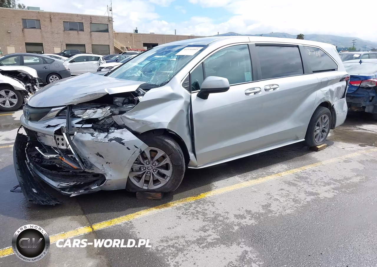 2023 Toyota Sienna Le VIN:5TDKRKEC8PS162768 - 2