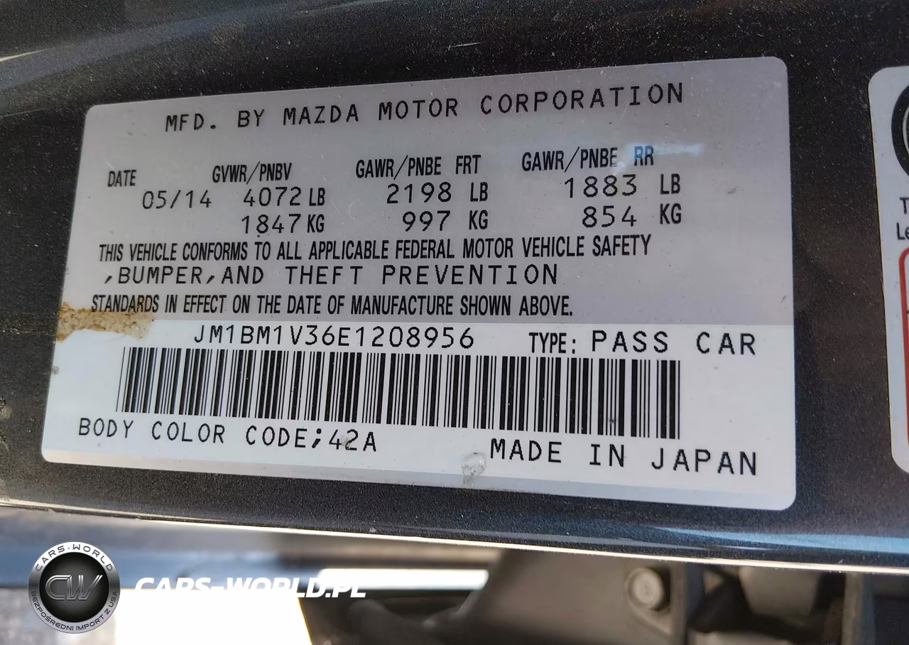 2014 Mazda Mazda3 S Touring VIN:JM1BM1V36E1208956 - 9