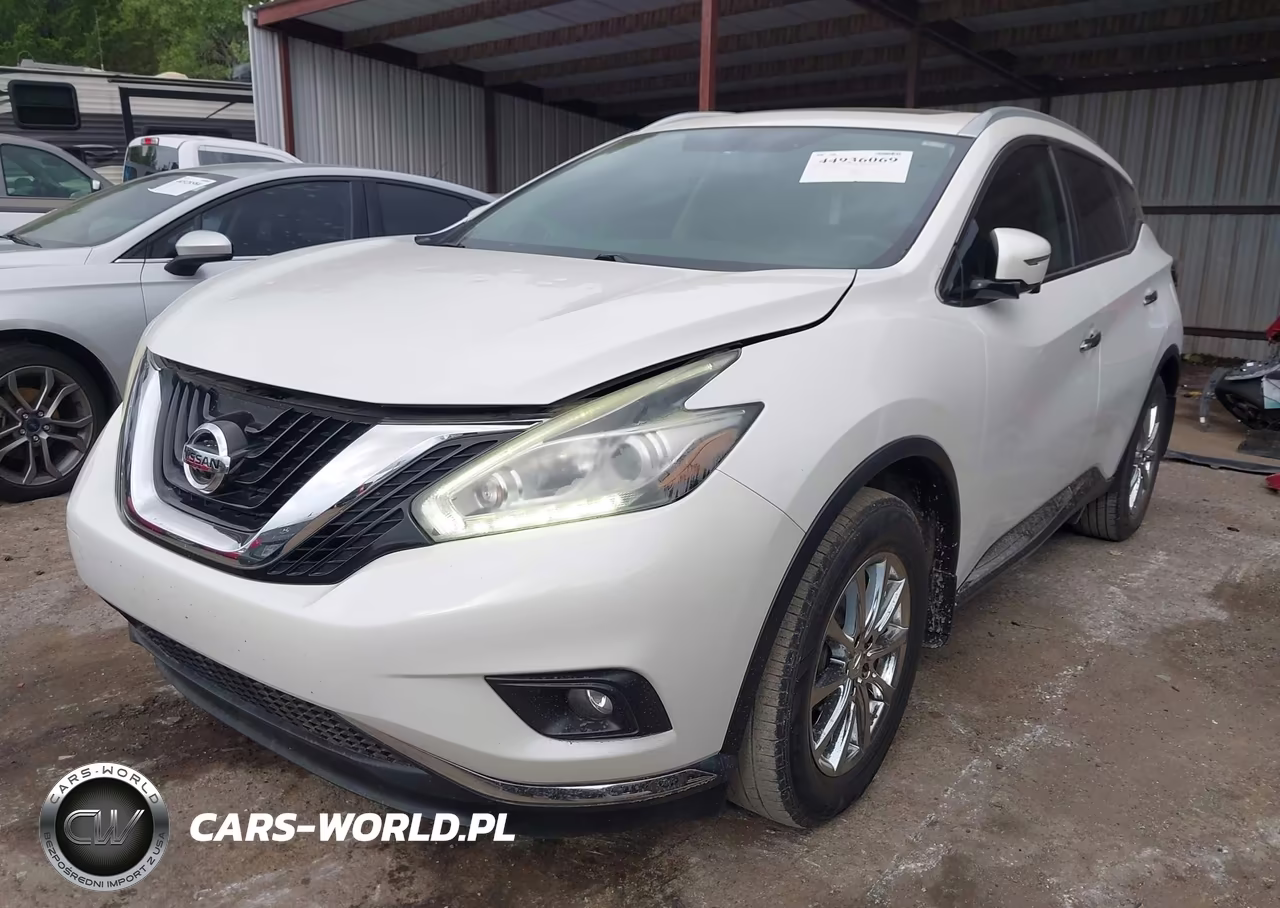 2015 Nissan Murano Sl VIN:5N1AZ2MGXFN290459 - 2