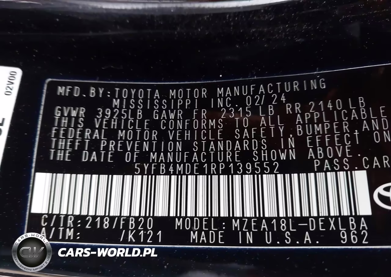2024 Toyota Corolla Le VIN:5YFB4MDE1RP139552 - 9
