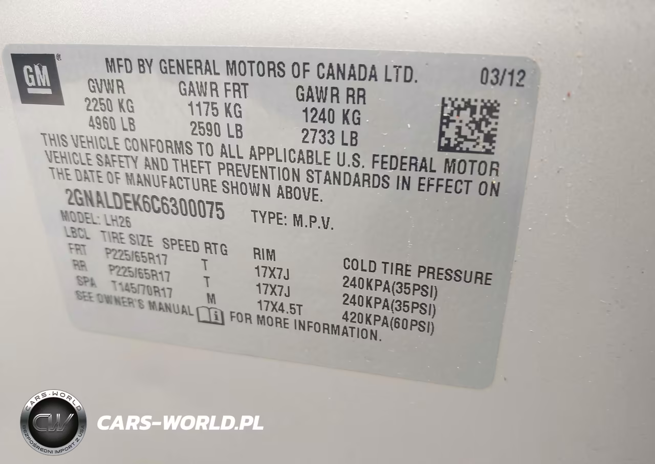 2012 Chevrolet Equinox 1Lt VIN:2GNALDEK6C6300075 - 9