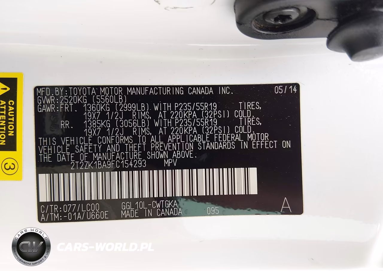 2015 Lexus Rx 350 VIN:2T2ZK1BA9FC154293 - 8