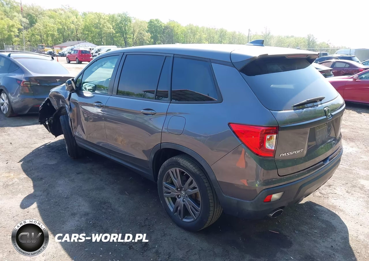 2021 Honda Passport Awd Ex-L VIN:5FNYF8H50MB007067 - 3