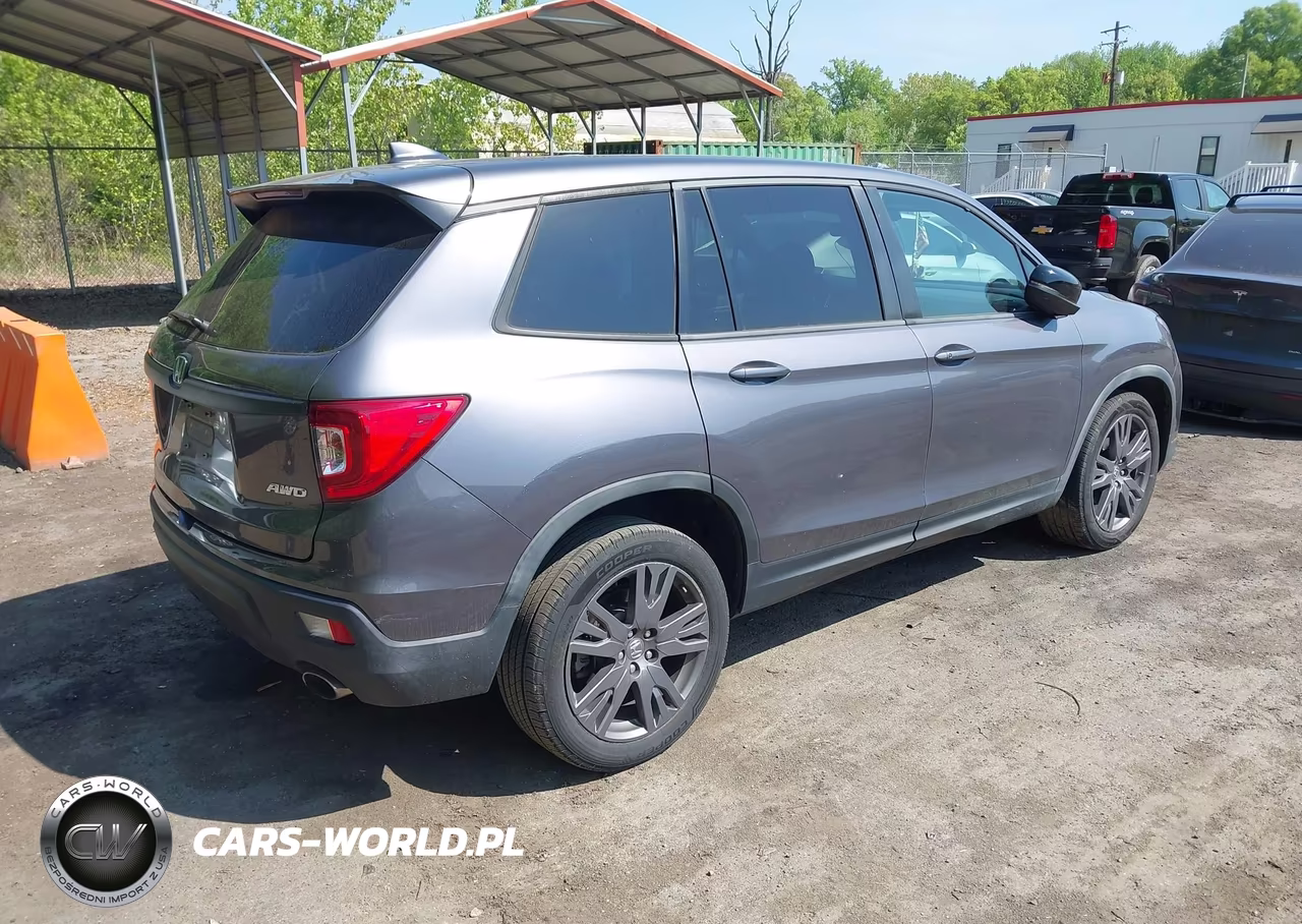 2021 Honda Passport Awd Ex-L VIN:5FNYF8H50MB007067 - 4
