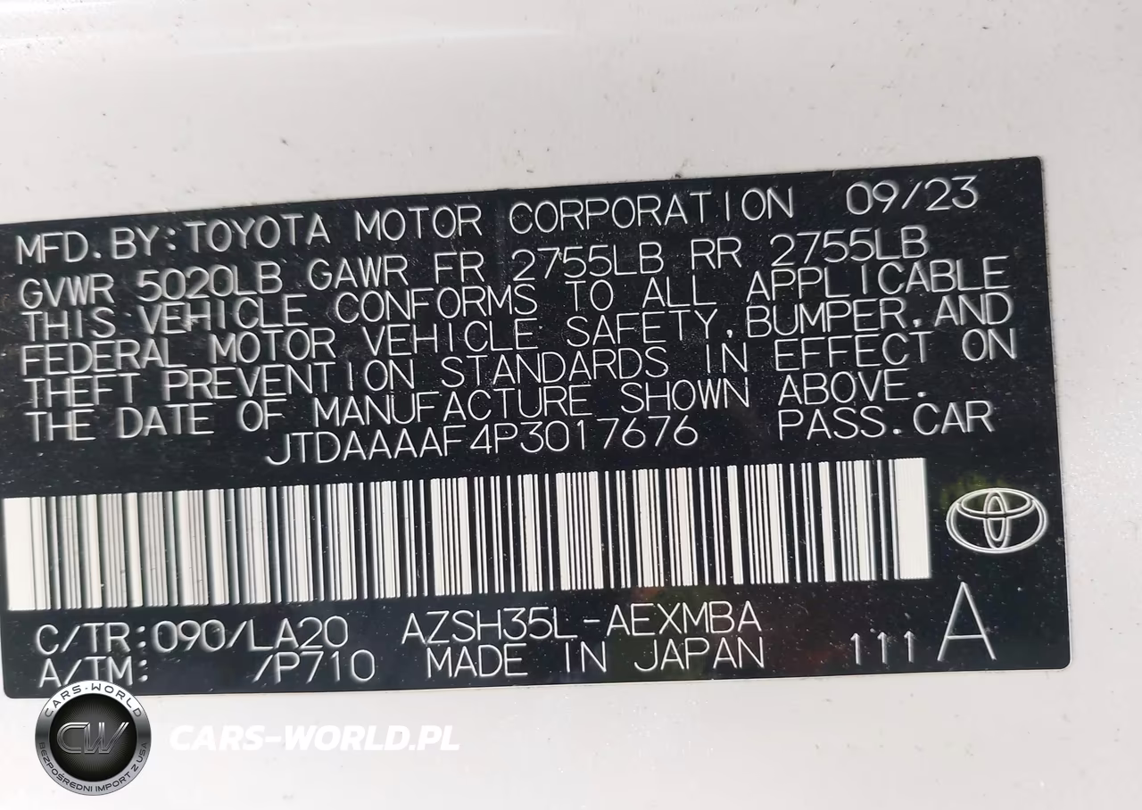 2023 Toyota Crown Limited VIN:JTDAAAAF4P3017676 - 9