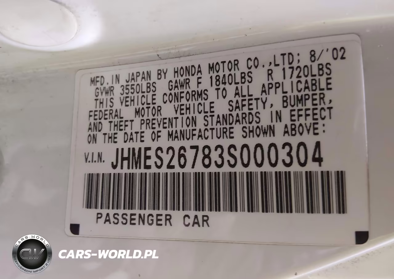 2003 Honda Civic Ex VIN:JHMES26783S000304 - 9