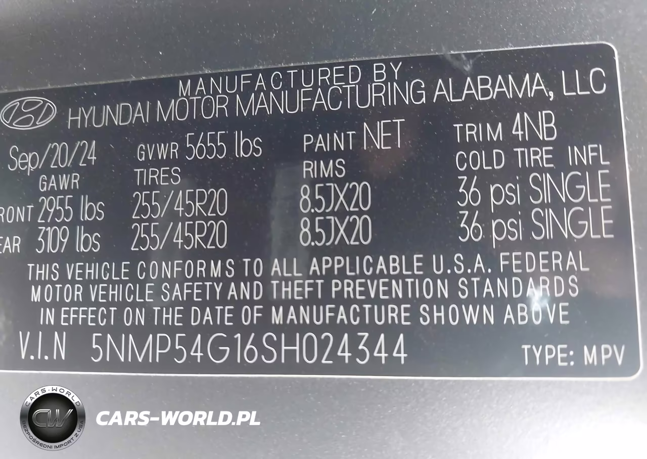 2025 Hyundai Santa Fe Hybrid Calligraphy VIN:5NMP54G16SH024344 - 9
