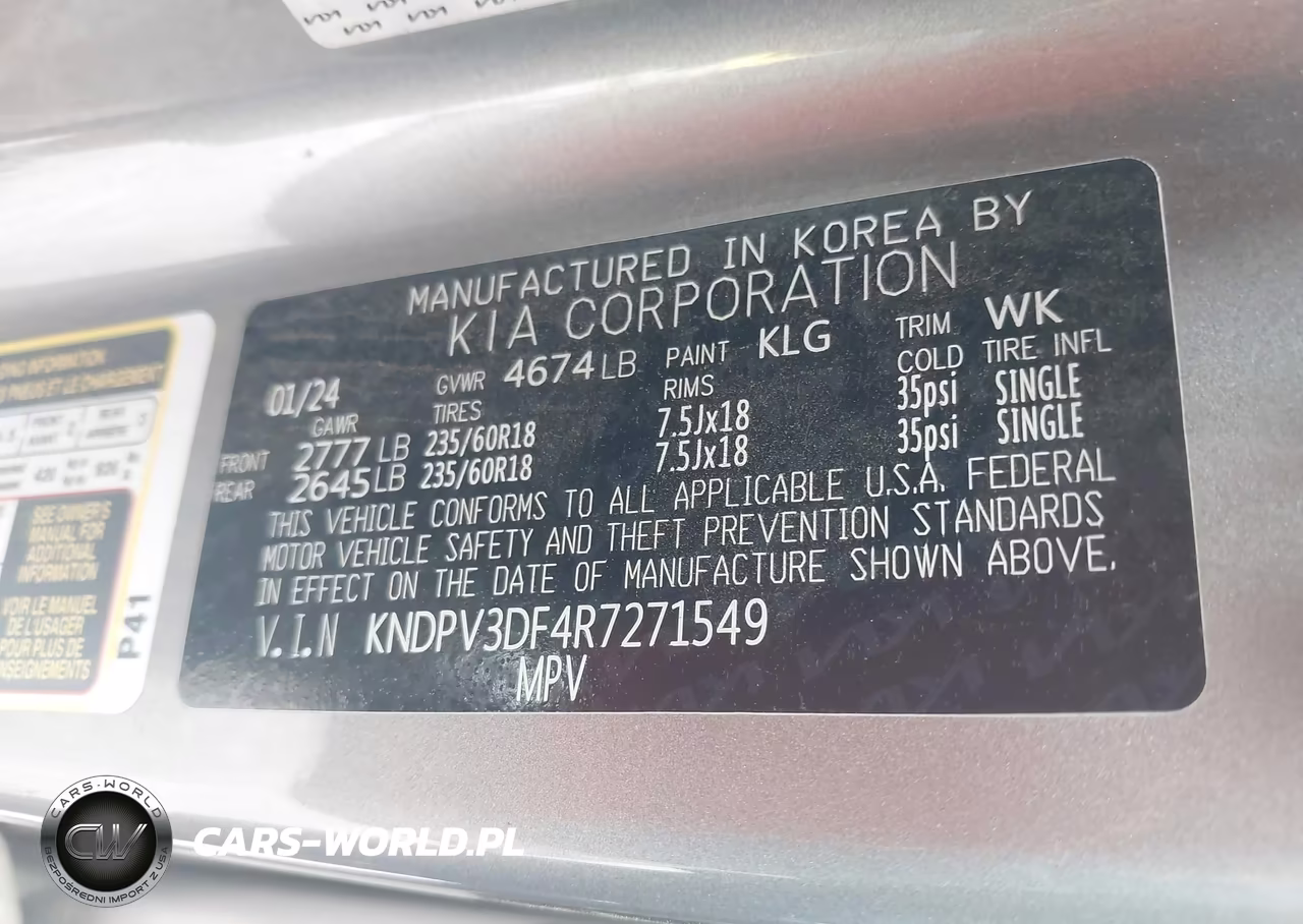 2024 Kia Sportage Ex VIN:KNDPV3DF4R7271549 - 9
