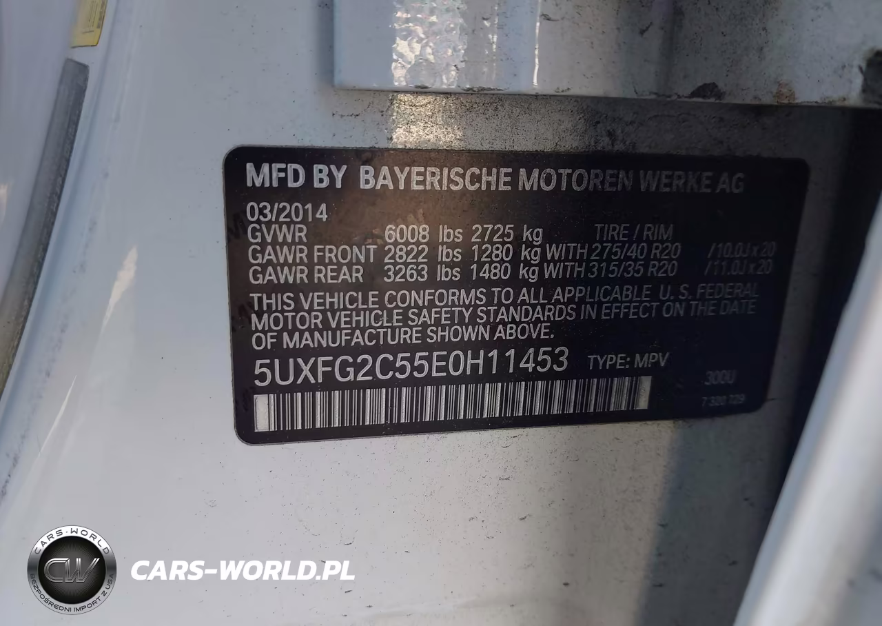 2014 BMW X6 xDrive35I VIN:5UXFG2C55E0H11453 - 9