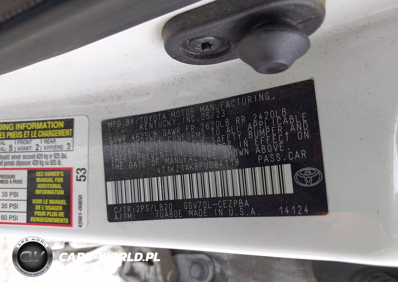 2023 Toyota Camry Xse V6 VIN:4T1KZ1AK8PU084118 - 9