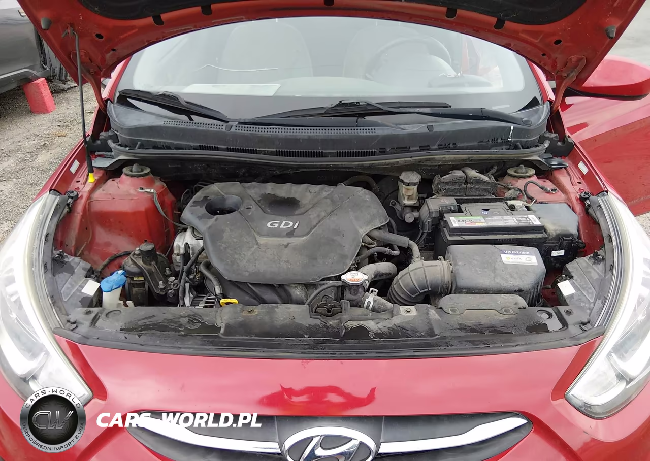 2015 Hyundai Accent Gls VIN:KMHCT4AEXFU922536 - 10