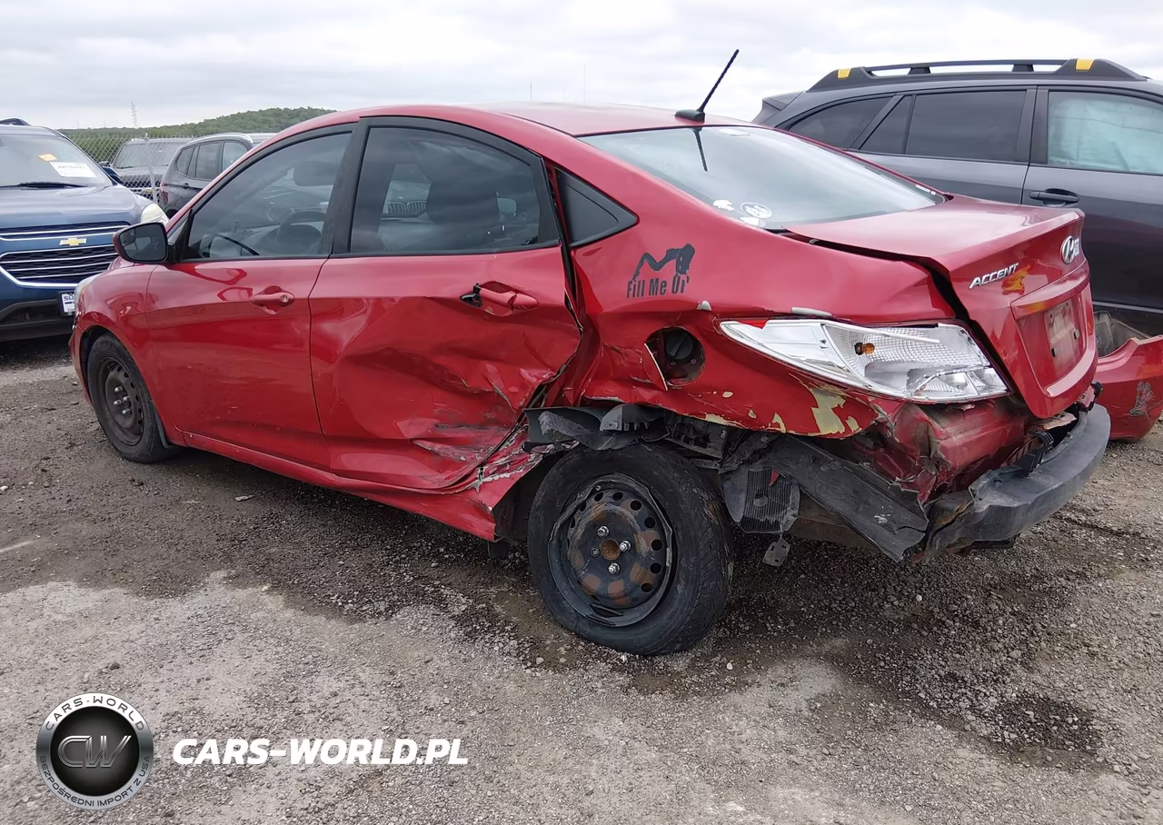 2015 Hyundai Accent Gls VIN:KMHCT4AEXFU922536 - 3