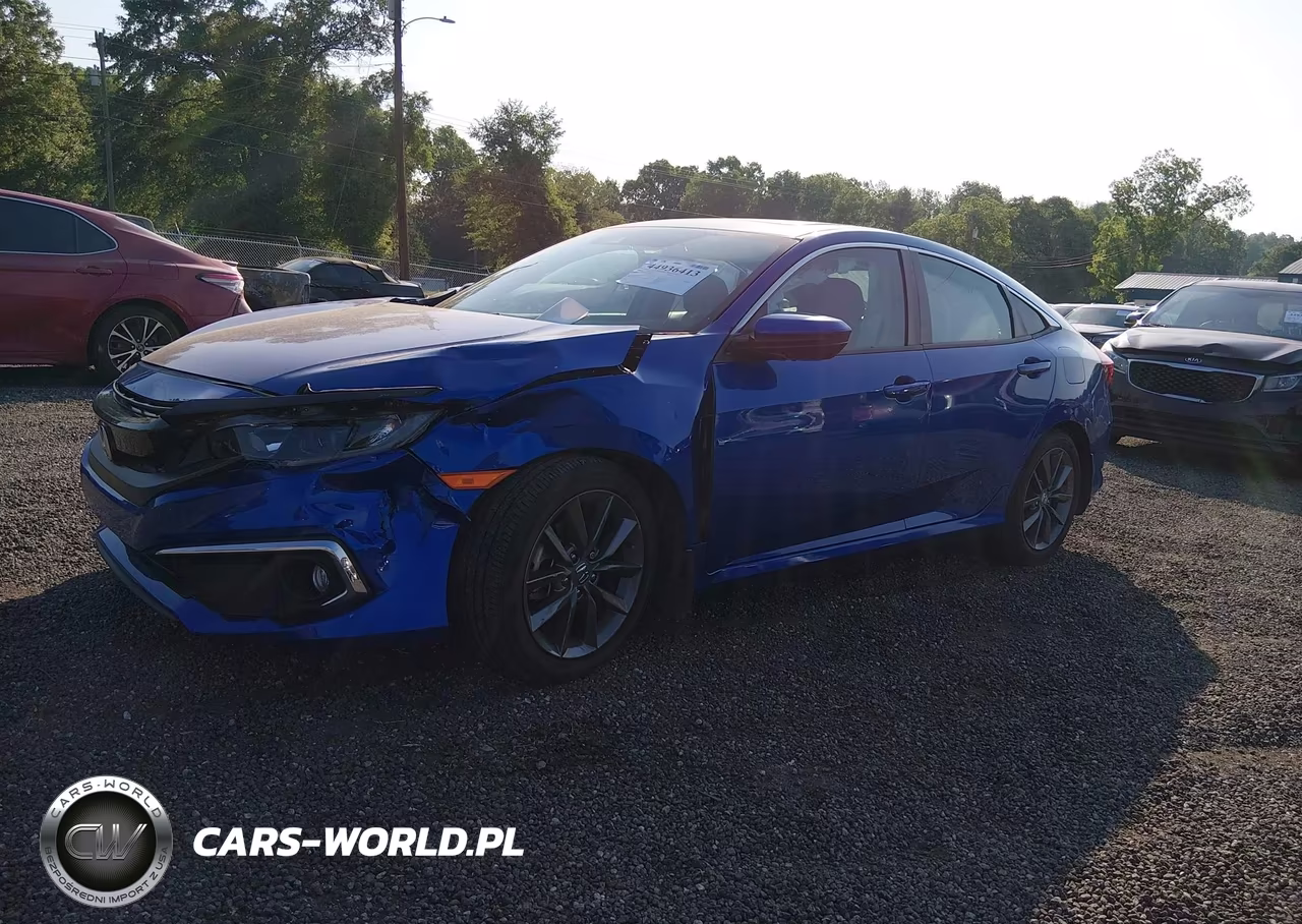 2021 Honda Civic Ex-L VIN:19XFC1F7XME001293 - 2
