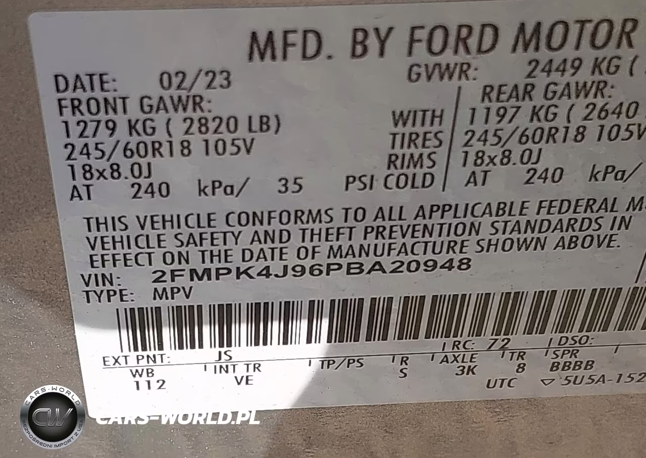 2023 Ford Edge Sel VIN:2FMPK4J96PBA20948 - 9