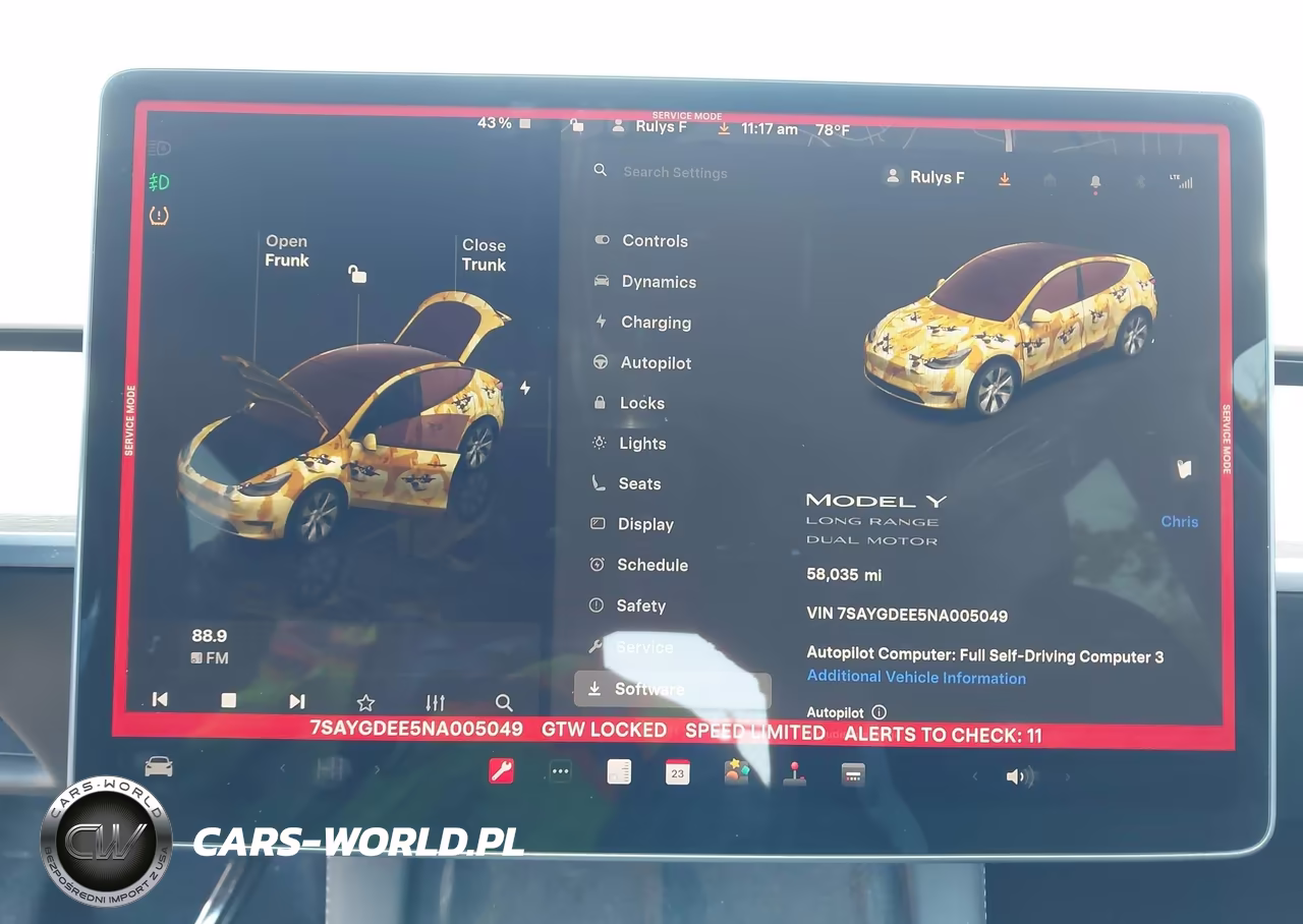2022 Tesla Model Y Long Range Dual Motor All-Wheel Drive VIN:7SAYGDEE5NA005049 - 19