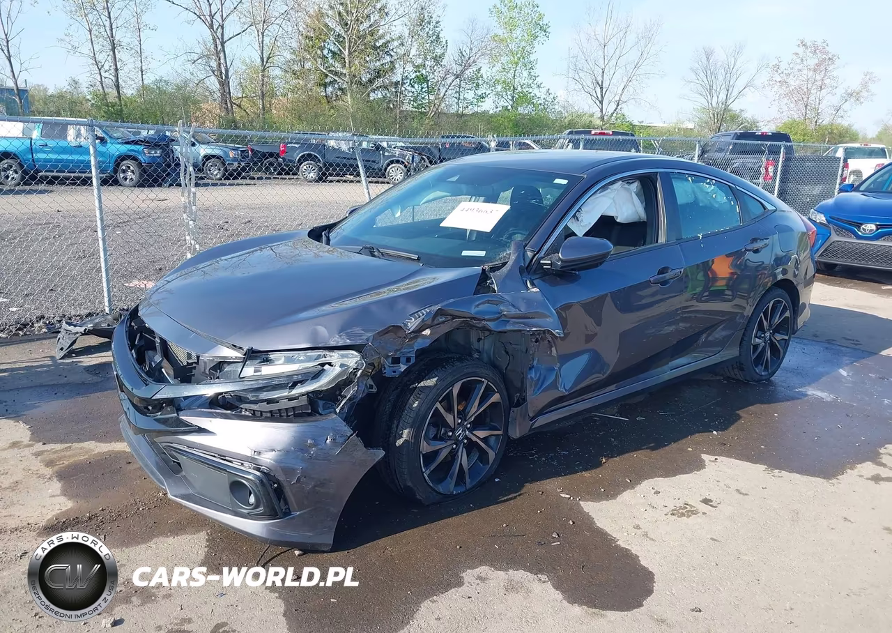 2019 Honda Civic Sport VIN:2HGFC2F84KH524732 - 2