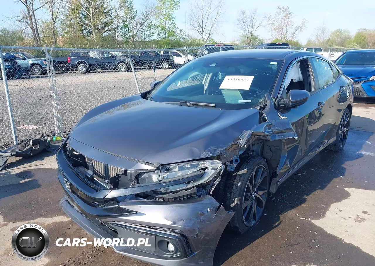 2019 Honda Civic Sport VIN:2HGFC2F84KH524732 - 6
