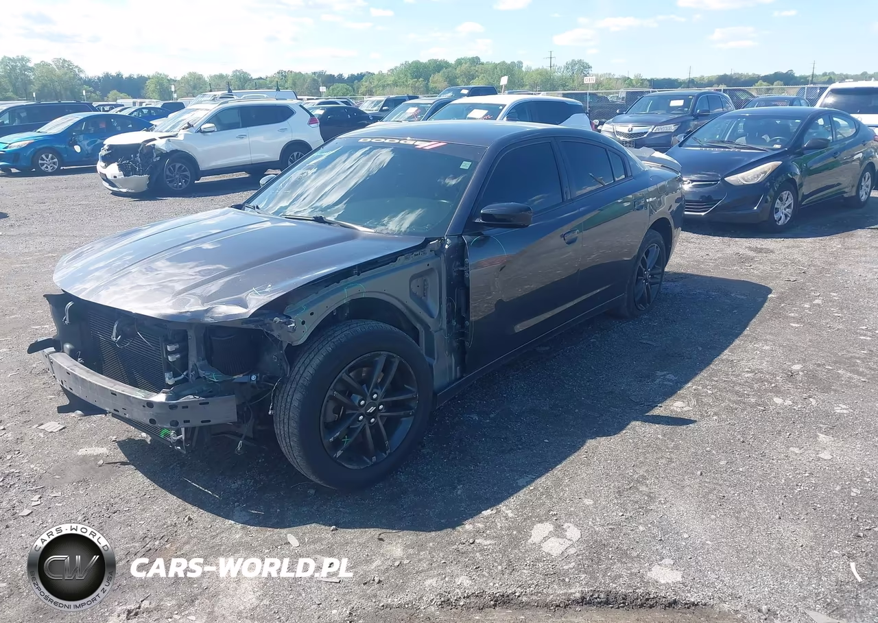 2019 Dodge Charger Sxt Awd VIN:2C3CDXJG4KH743169 - 2