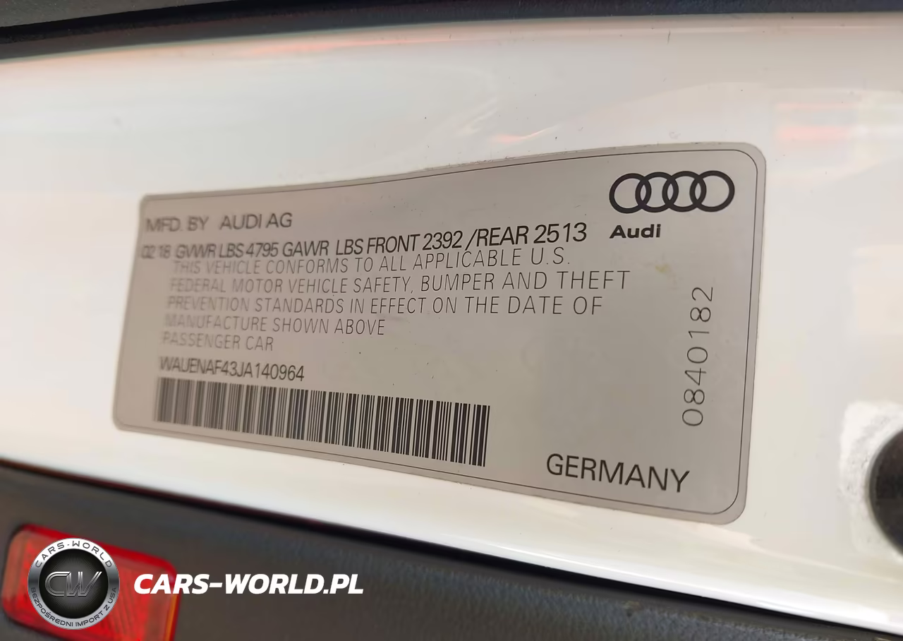 2018 Audi A4 2.0T Premium-2.0T Tech Premium VIN:WAUENAF43JA140964 - 9