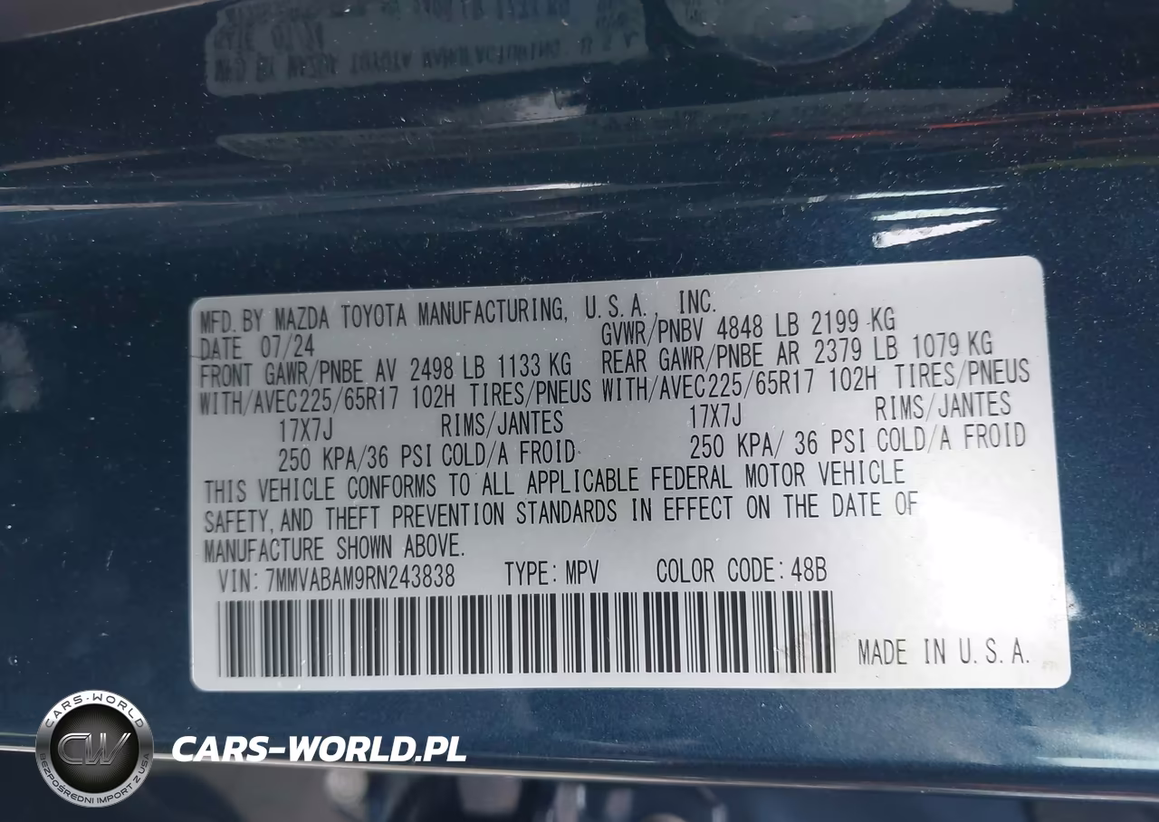 2024 Mazda Cx-50 2.5 S Select VIN:7MMVABAM9RN243838 - 9