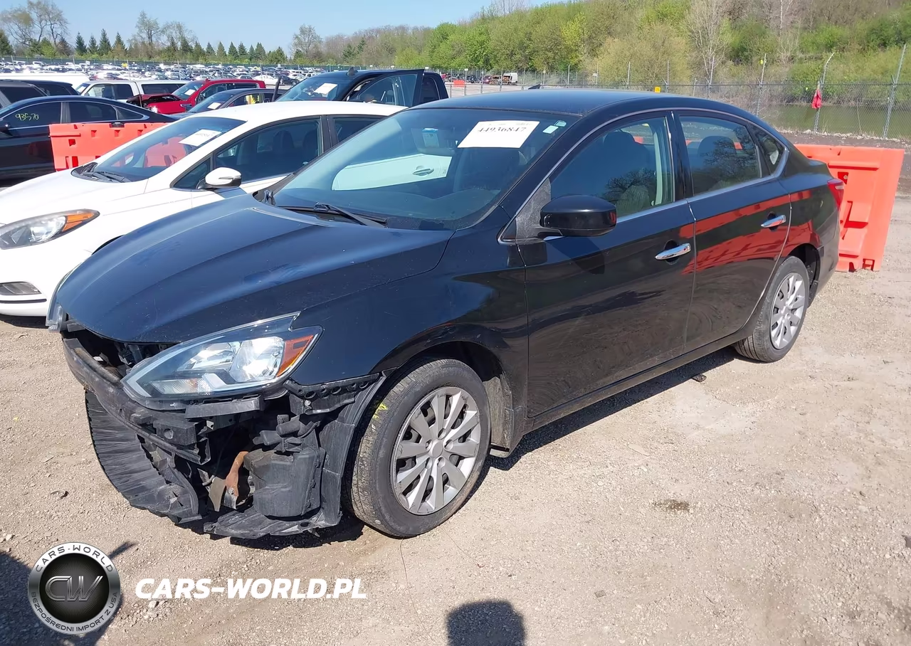 2017 Nissan Sentra Sv VIN:3N1AB7AP0HL709919 - 2