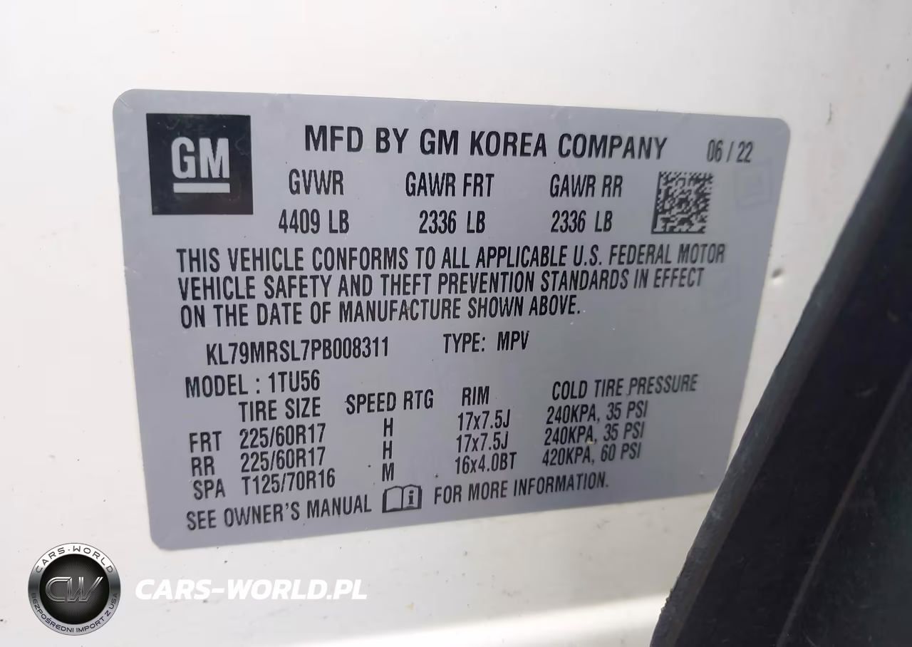 2023 Chevrolet Trailblazer Awd Lt VIN:KL79MRSL7PB008311 - 9