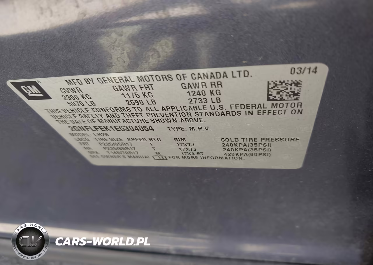 2014 Chevrolet Equinox 1Lt VIN:2GNFLFEK1E6304054 - 9