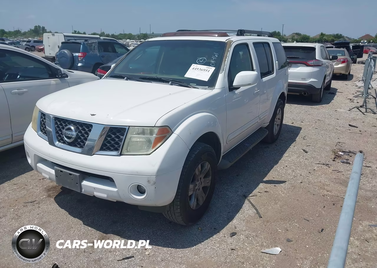 2007 Nissan Pathfinder Le VIN:5N1AR18W17C604461 - 2